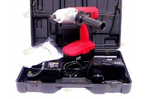 24V 300 Ft-LBS CORDLESS IMPACT WRENCH Gun w/ 2 Batteries & a Charger + Case